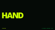 Thumbnail: HAND in acid green on black